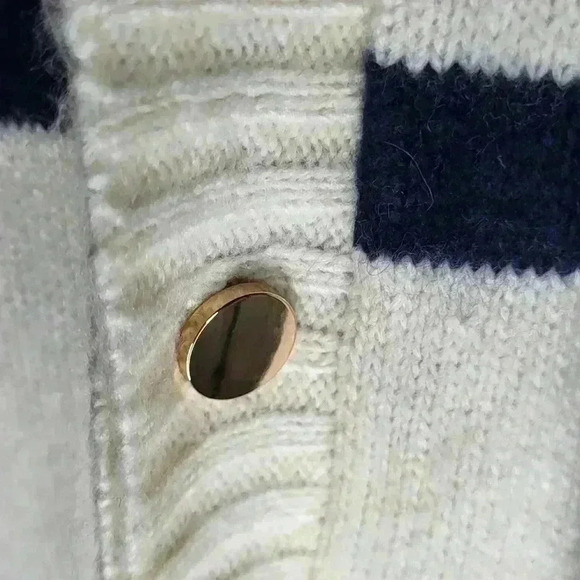 Loft Striped Modern Poncho NWT New Womens Size M L - Picture 10 of 15